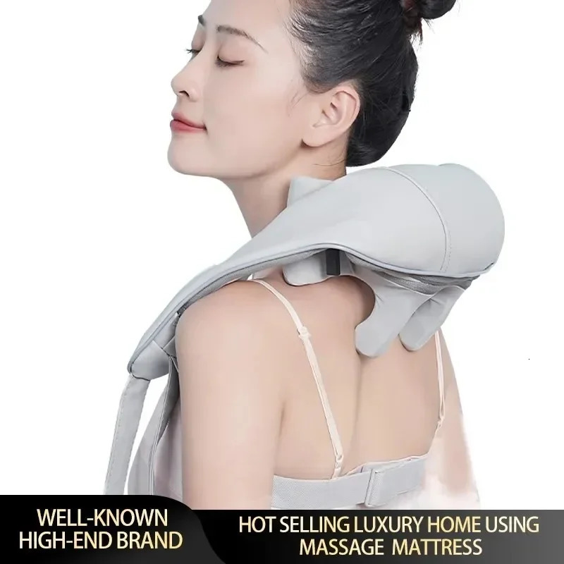 Dropship Product Multi functional Neck and Shoulder Massager Lifespan Fingerpress Electric Shoulder and Neck Massager Shoulder Protector 250414