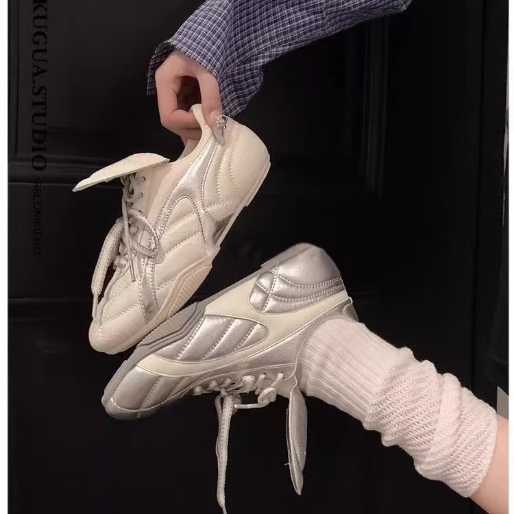 Butterfly e700d Toe Round Knot Mary Janes Cross Strap High Heel 2024 New Shallow Hollow Ballet Fashion Women Hook & Loop Shoes