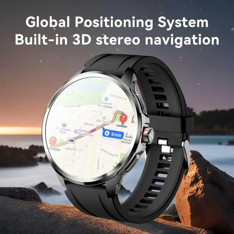 5G/4G Full Netcom 8GB128GB RAM Smart Watch 195 inch 720720 AMOLED 2100mah Battery 900W Camera GPS WIFI Google APPS SmartwatchM251117