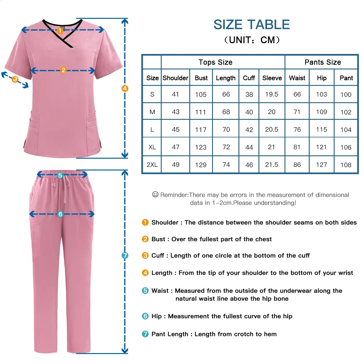 Solid Color Breathable Nursing Scrubs Women Uniforms Elasticity Pet Clinic Nurse Workwear Doctor thin Clothing Wholesale 250415