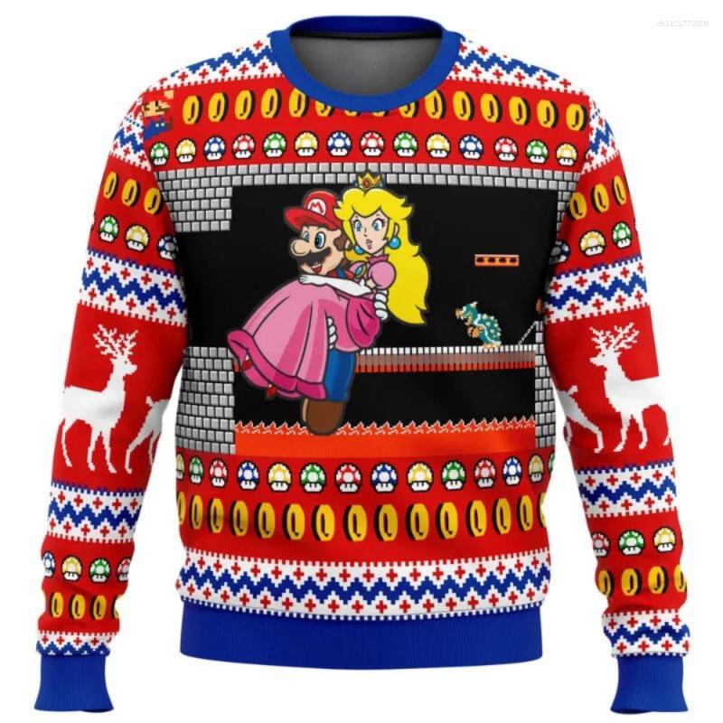 Men's Sweaters Christmas Sweater Gift Santa Claus Pullover For Men 3D Sweatshirt Top Selling Autumn And Winter Clothing Kart Ugly 2025 Year