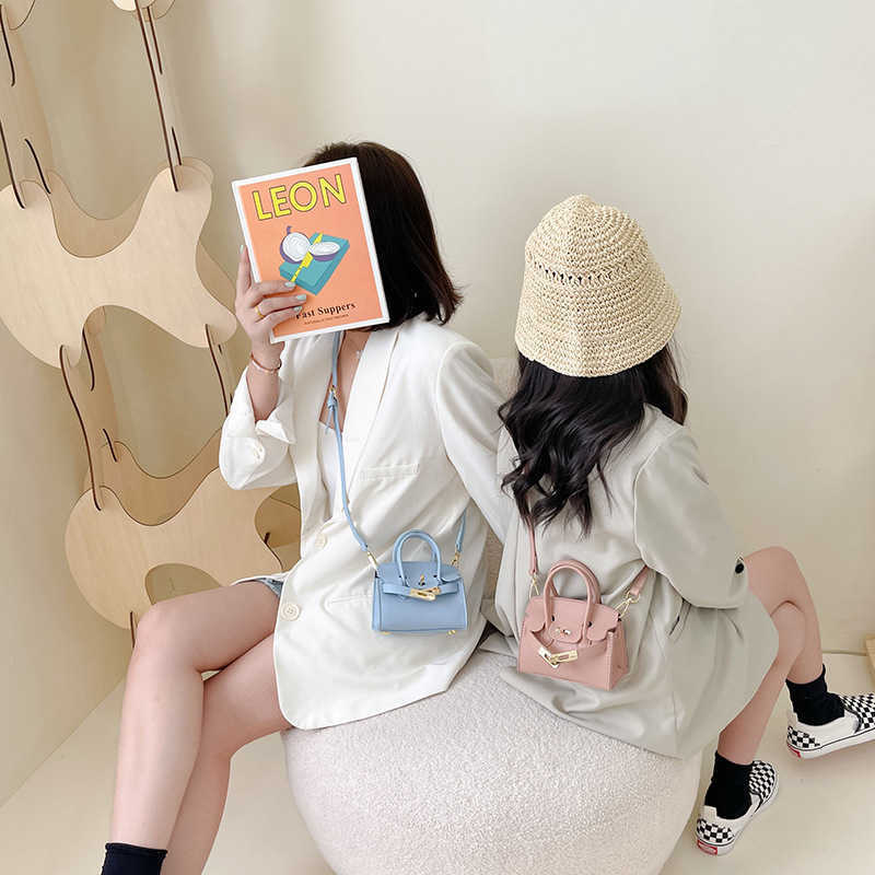 Popular mini Kelly parent-child style handbag crossbody lipstick change bag fashionable and versatile backpack bigclothfgg22
