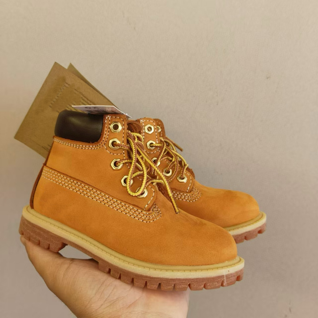Designer Tims Outdoor Martin Kids Orange Boots Cowboy Blue Black Pink Hiking Water Booties Men Women Winter Shoes Tan Bottom Platform Ankle Boot Size 26-35