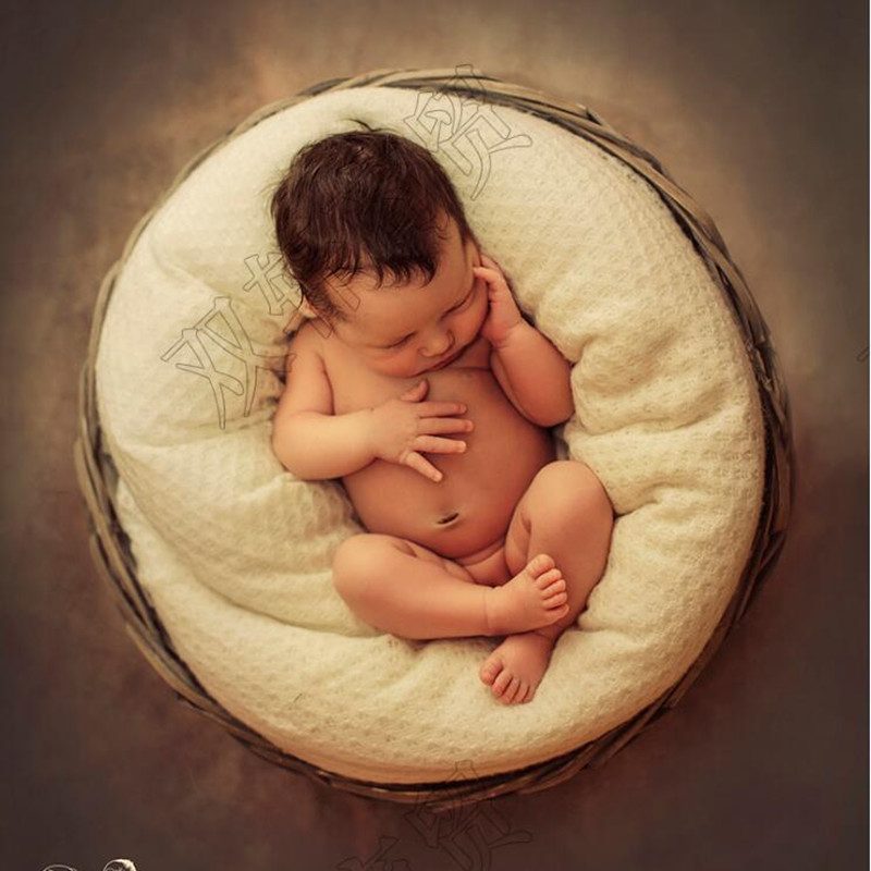 200*150cm 150*150cm Knitted Acrylic thin Fabric Newborn Baby Photography Photo Props Backdrop Blanket Newborn Basket Stuffer