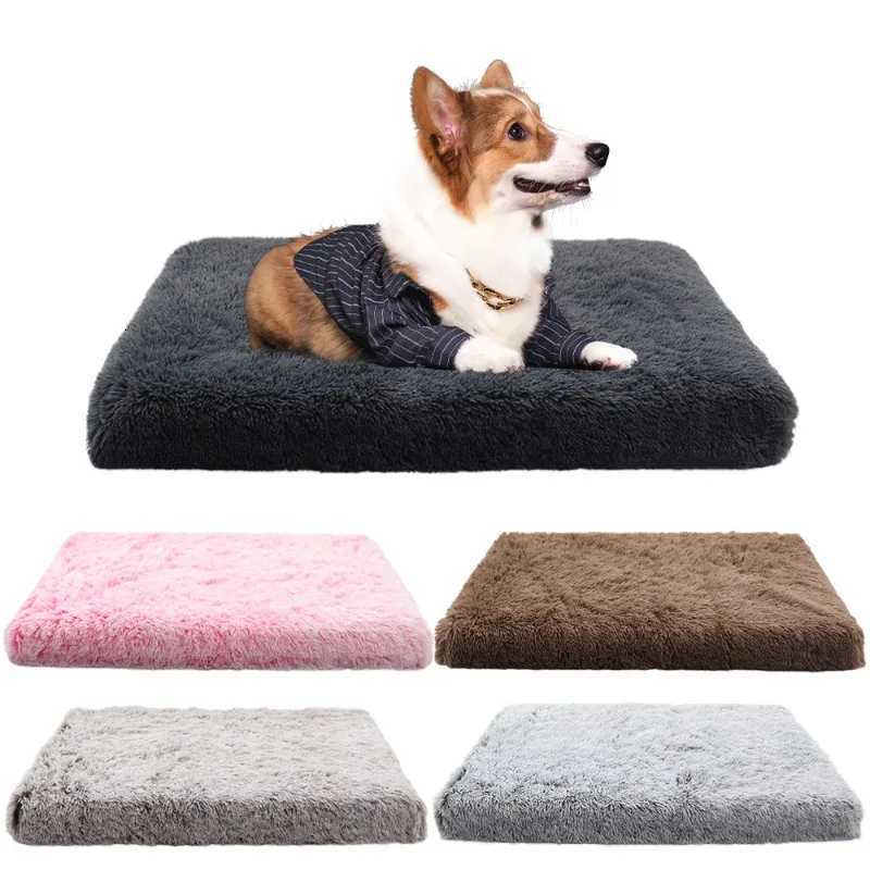 Plush Square Dog Mattress Removable Washable Kennel Dog Bed Mat Super Soft Sleeping Pet Bed for Small Medium Large DogsM251117 - view 6