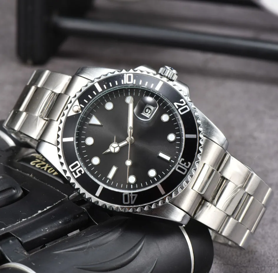 Mens Watch Automatic Mechanical Watches 40MM All Stainless Steel Business Wristwatch Strap Adjustable Montre de Luxe Fashion Wristwatches