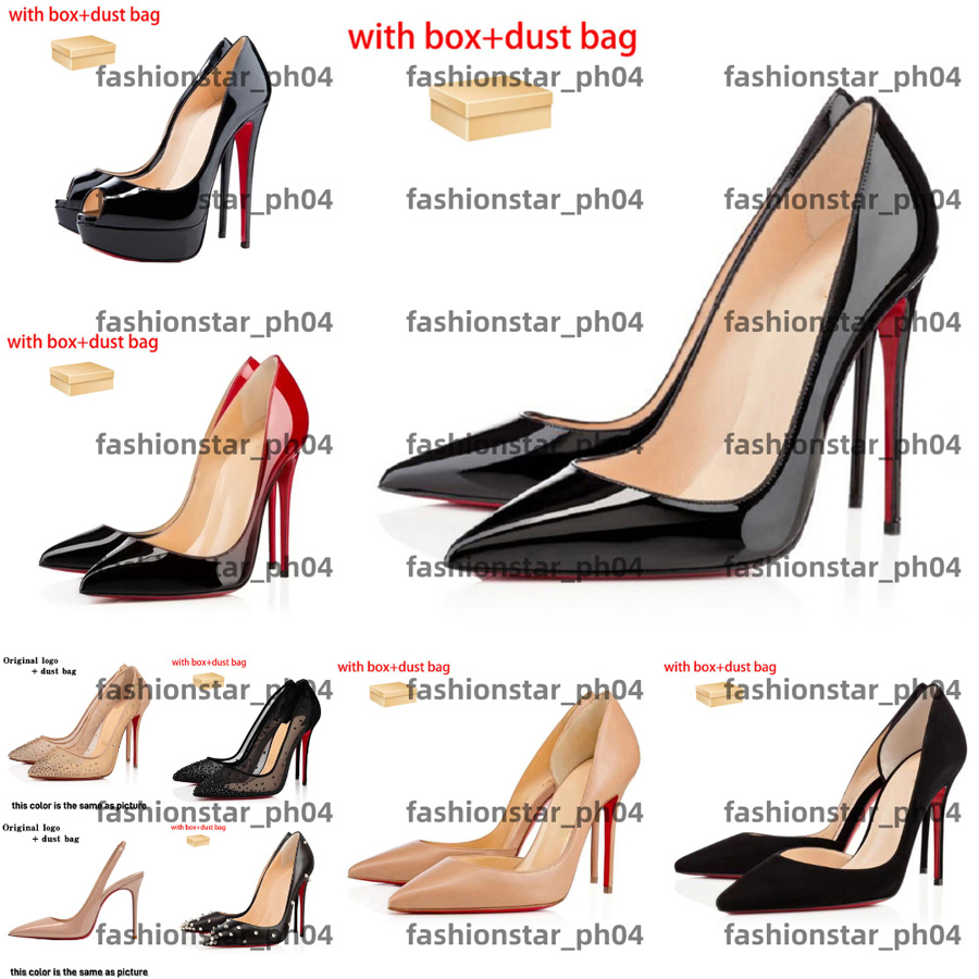 Designer High Heel Dress Shoes Brand Designers red womens Luxurys Pump Platform Sandals With Box Women Business/Formal Pointed Toes 6cm 8cm 10cm 12cm Size 35-43