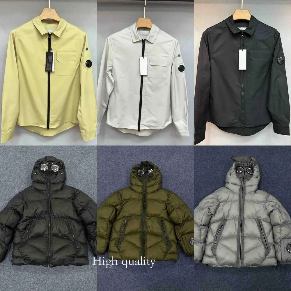 Cpcompanyyyy Jacket Mens Designer Full Zip Up Puffer Winter Thickening Warm Outdoor Sports Snow Clothing Double Lens Hooded Windbreaker C P Companys Down Coat