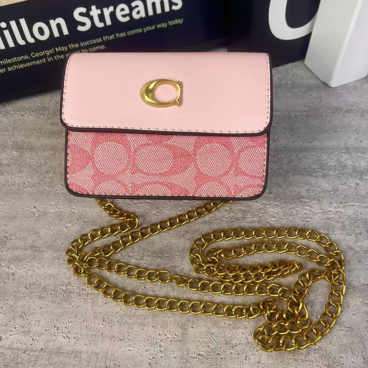 Mini Bag Wallet Women Card Holder Wallet Short Fashion Multi-Color Multi-Card Slot Card Holder With Zipper Chain Bag