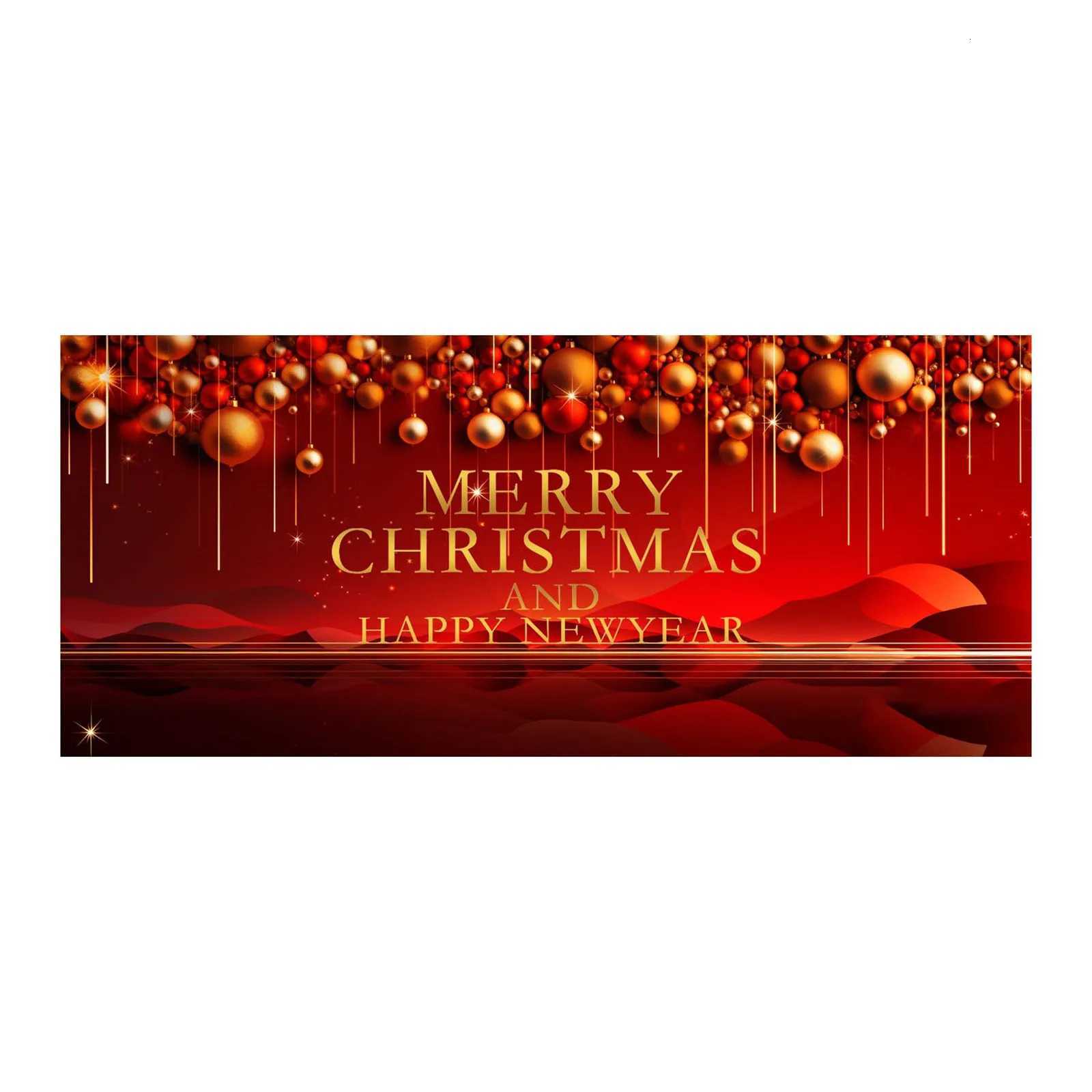 Christmas Christmas Garage Door Decoration Christmas Garage Door Banner Mural Cover 7 X 16 Feet Large Garden Flag Suministros NavideOs Y251117
