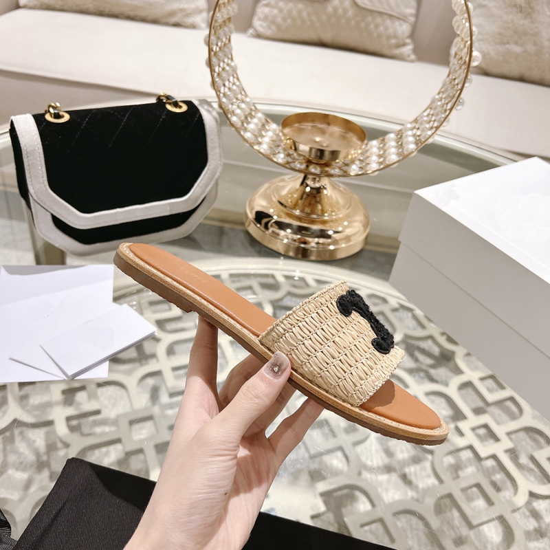 Designer sandals Women's slippers High Quality Flat Slippers Woven Slippers Comfortable Casual Slippers Sandals Famous Designer Women Designer Sandals Women AAA