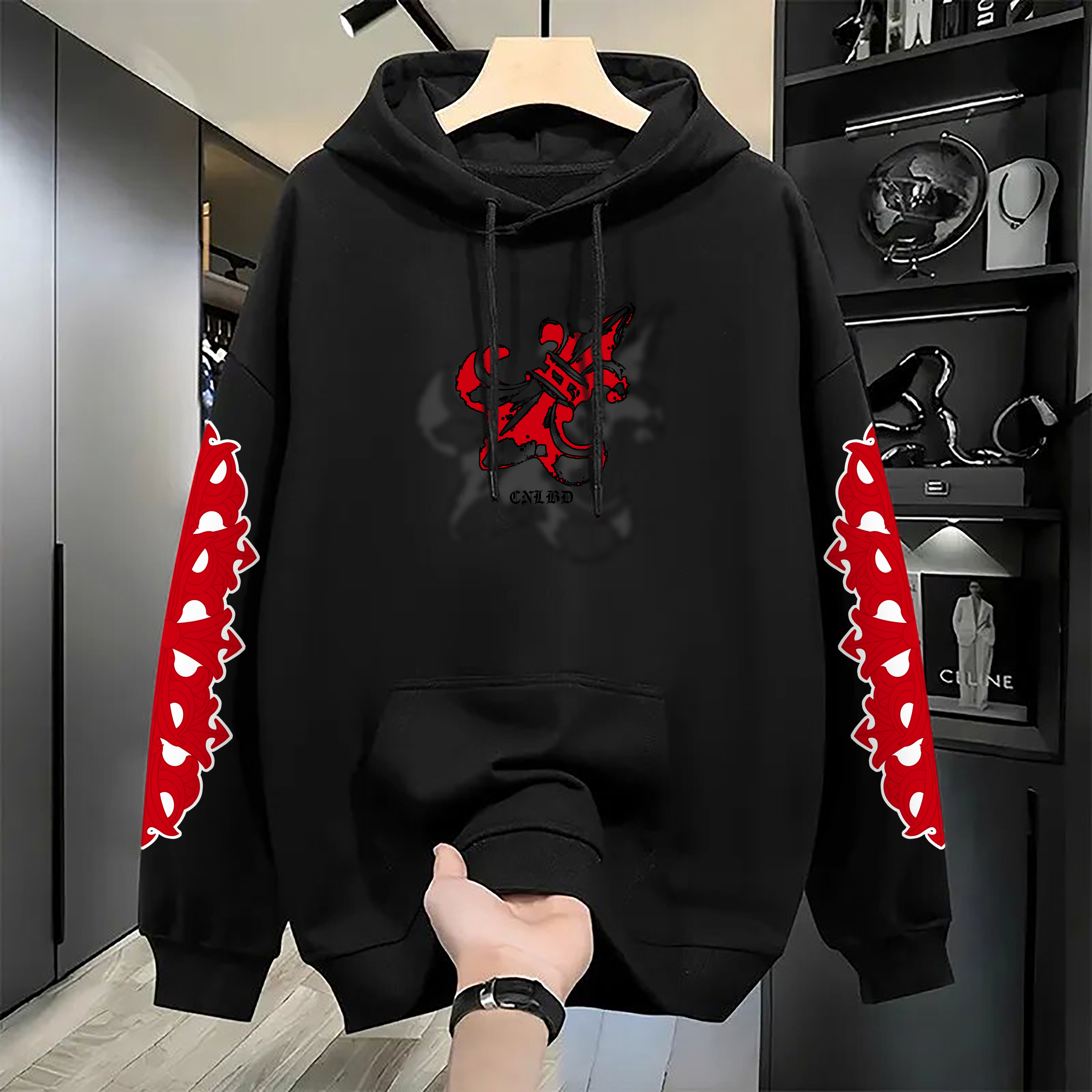 Designer Men's Hoodies Luxury Brands Casual Memories Collection Zip-Up Hoodie Grunge Streetwear Sweatshirt Men Top Goth Oversized Womens Clothing