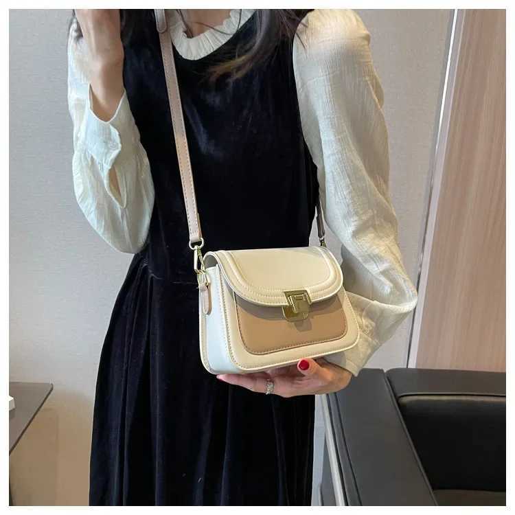 Luxury Women Brand PU Leather Crossbody Bag Casual Lock Saddle Messenger BagW251117