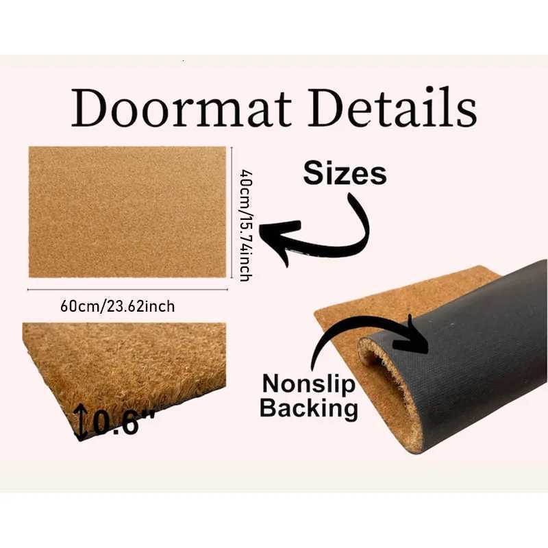 Personalized Christmas Stocking Doormat with Custom Family Names Festive Welcome Mat for Front Door Customized Gift for New HomeM251117