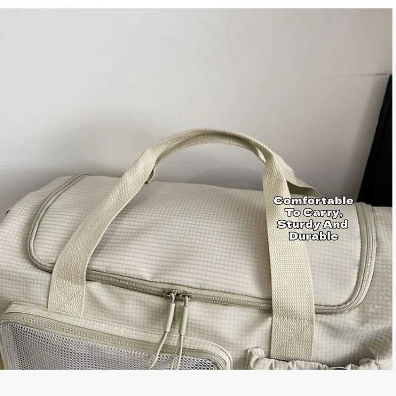 Large Capacity Travel Bag Dry and Wet Separation Gym Bag Short Trip Business Bag Womens Luggage Bag Sport CuteW251115