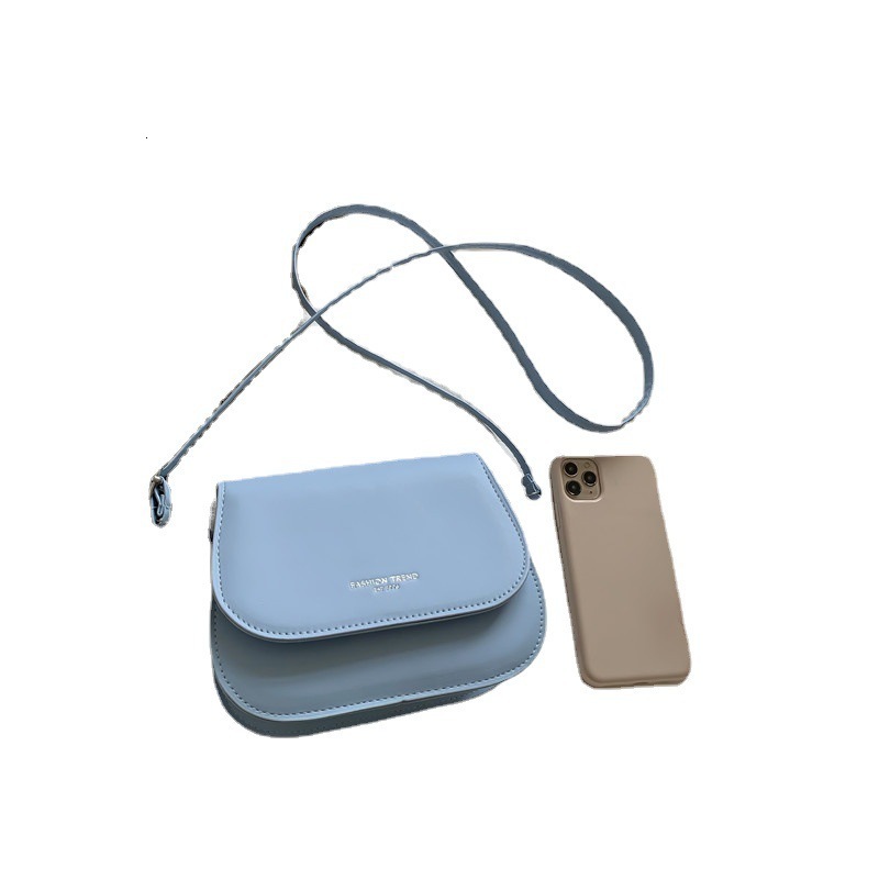 Leather Flap Shoulder Bag for Women: Saddle hot Messenger Handbag Purse