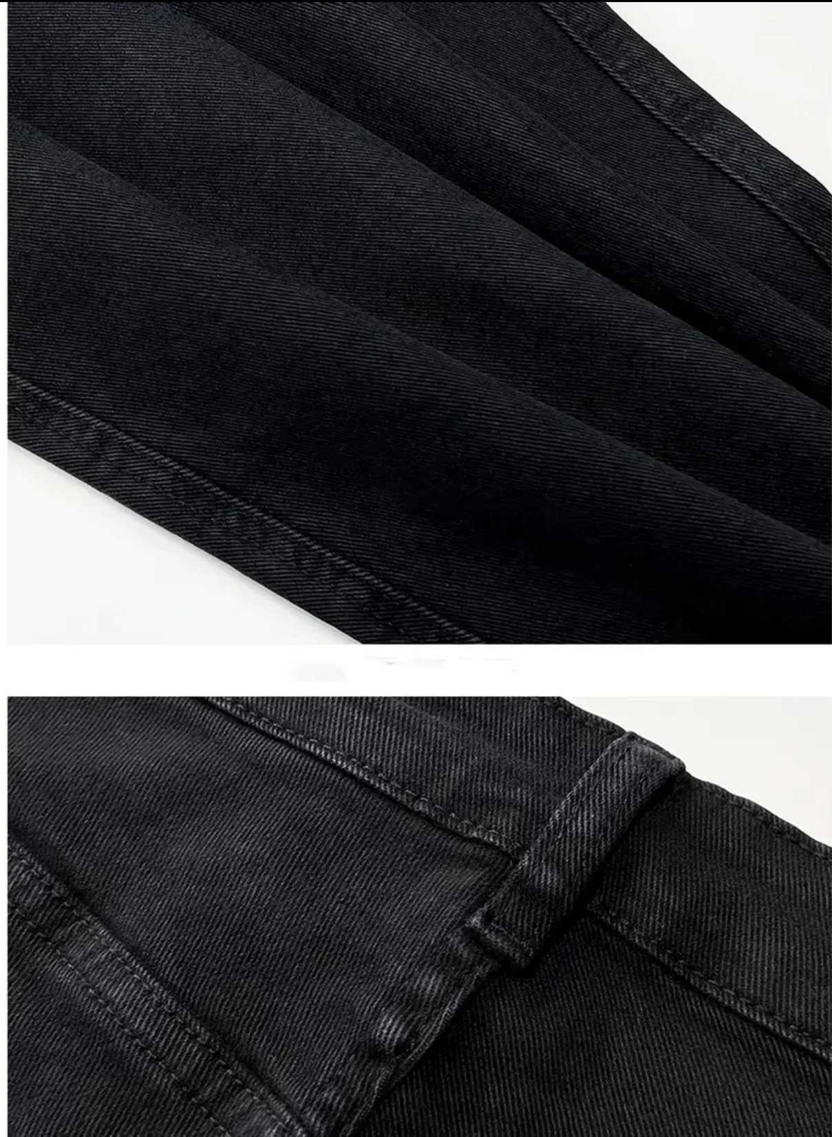 Mens Retro Loose-Fit Jeans Versatile and Casual for All SeasonsW251117