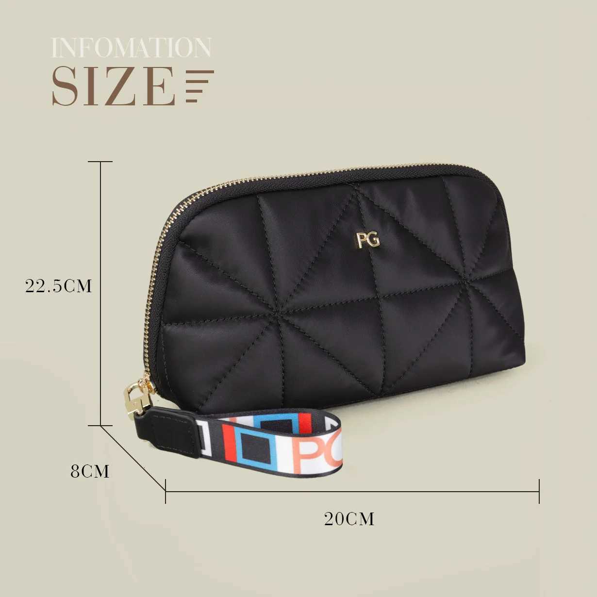 PG nylon cloth multi-functional waterproof folding new design fashion portable easy to carry handbag Cosmetic bagW251115