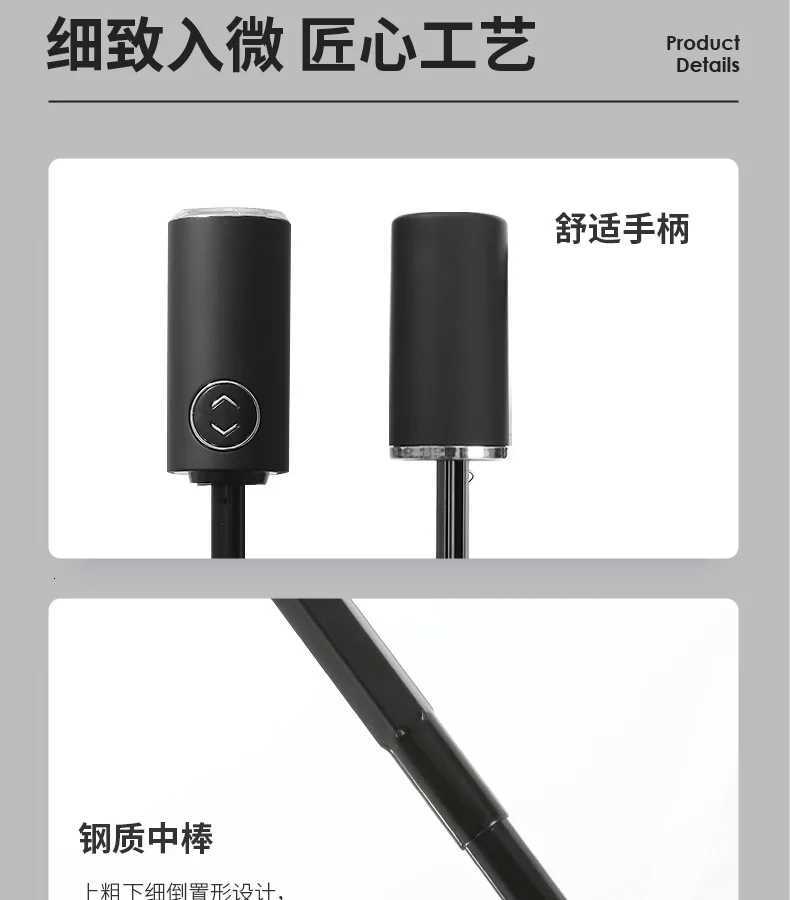 White Black Cat Umbrella Animal Cartoon Full Automatic Sun Umbrella Strong Paraguas Grandes Y Fuertes C251117