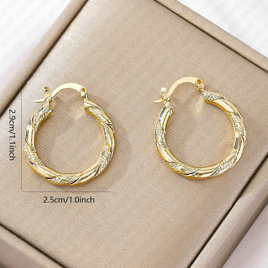 Designer Earrings Designer Earrings Women Gold Earring Fashion Hoop Earrings Luxury Jewlery Designer for Women Elegant Statement Gift Premium Exclusiv