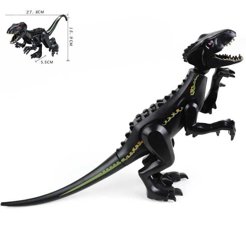Jurassic Dinosaur Park Dinosaur World Building Blocks Animal Tyrannosaurus Rex Indominus I-Rex Blue Character Triceratops ToyY250417SSZW