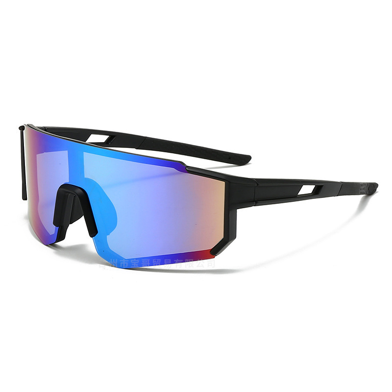 The Designer's Luxury Glasses, Trendy And Fashionable Large-frame One-piece Lens Sunglasses, Rock Climbing, Sports, Skiing And Casual Glasses