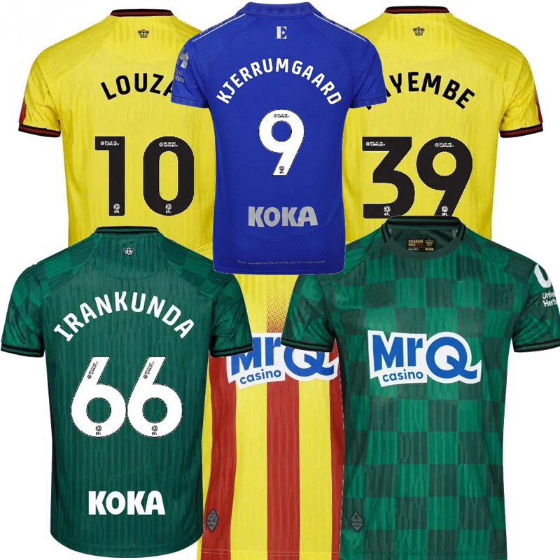 2025 2026 WatfordS Soccer Jerseys LOUZA CHAKVETADZE DELE-BASHIRU KYPRIANOU WILEY ANDREWS KJERRUMGAARD IRANKUNDA BAAH 25 26 football shirt