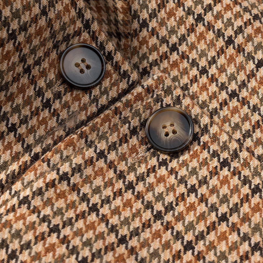 2025 Autumn and Winter New Womens Casual Houndstooth Short Jacket A77-5310 251018