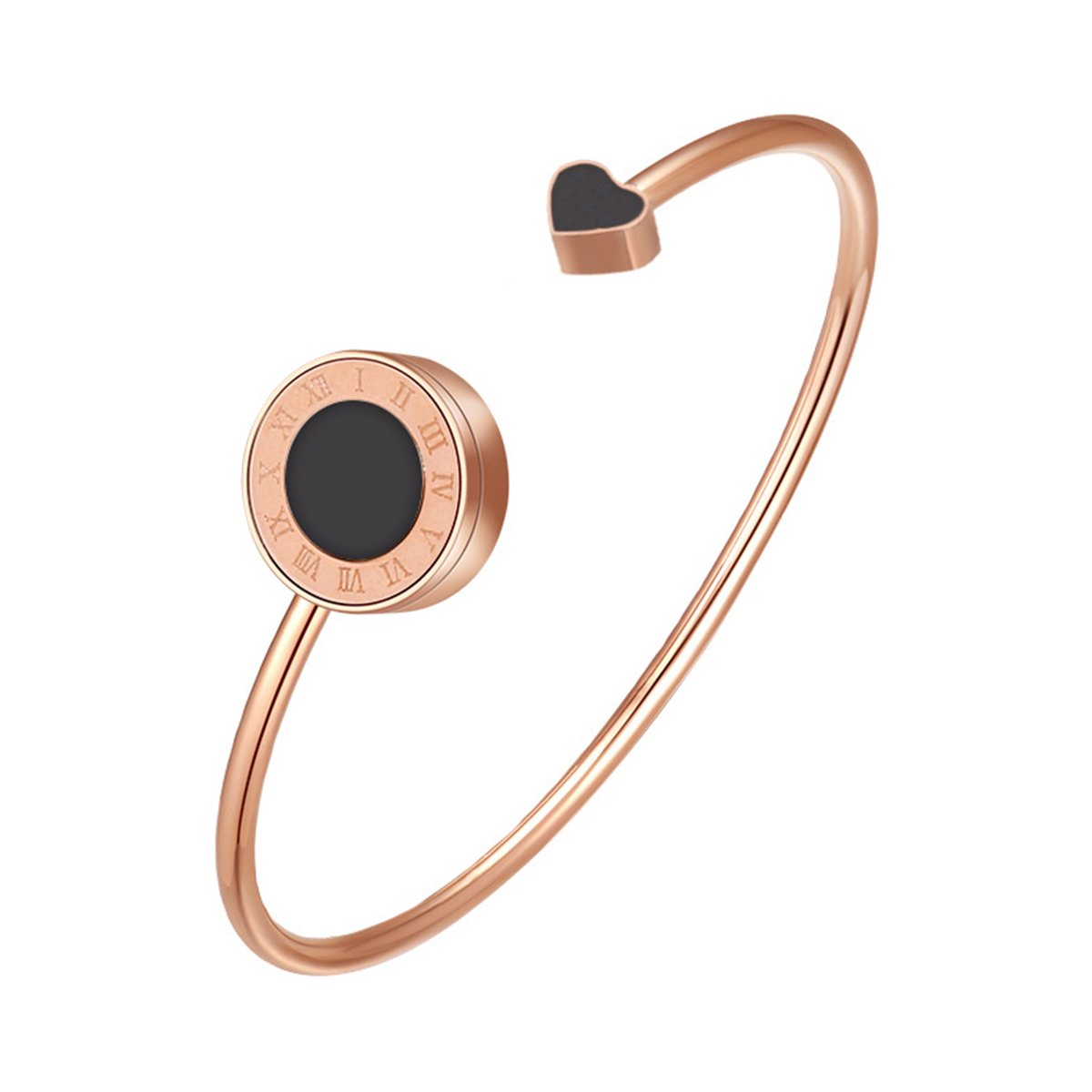 Sophisticated Female Bangle - 18K Gold Plate over Pure Sterling Silver with Sturdy Screw Closure
