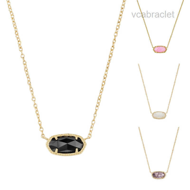 scott pendant necklaces Kendara designer oval mens necklace outdoor designer necklace for woman inlaid white crystal golden luxury jewelry om65