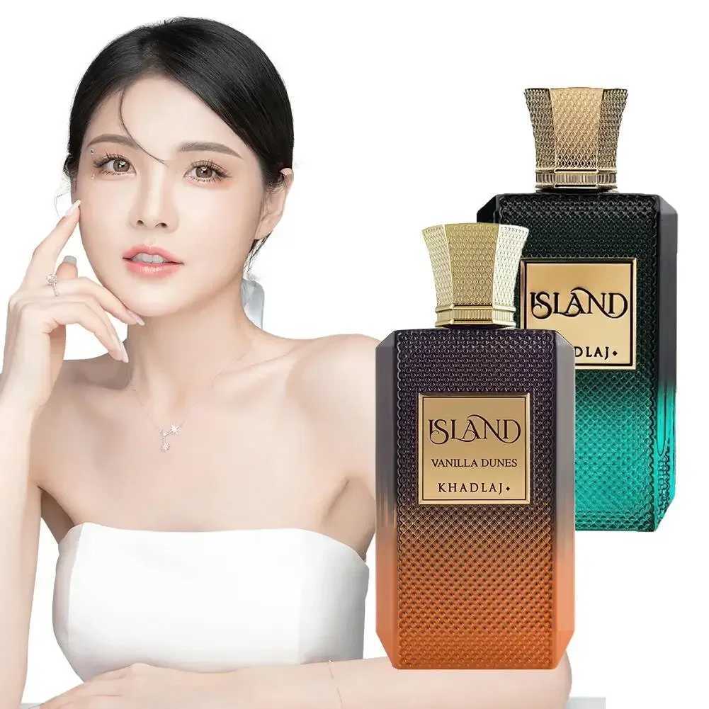 100ML Khadlaj Island Vanilla Eau De Parfum Spray Oriental Tune Long Lasting Men Perfume Dubai Arabia W251117