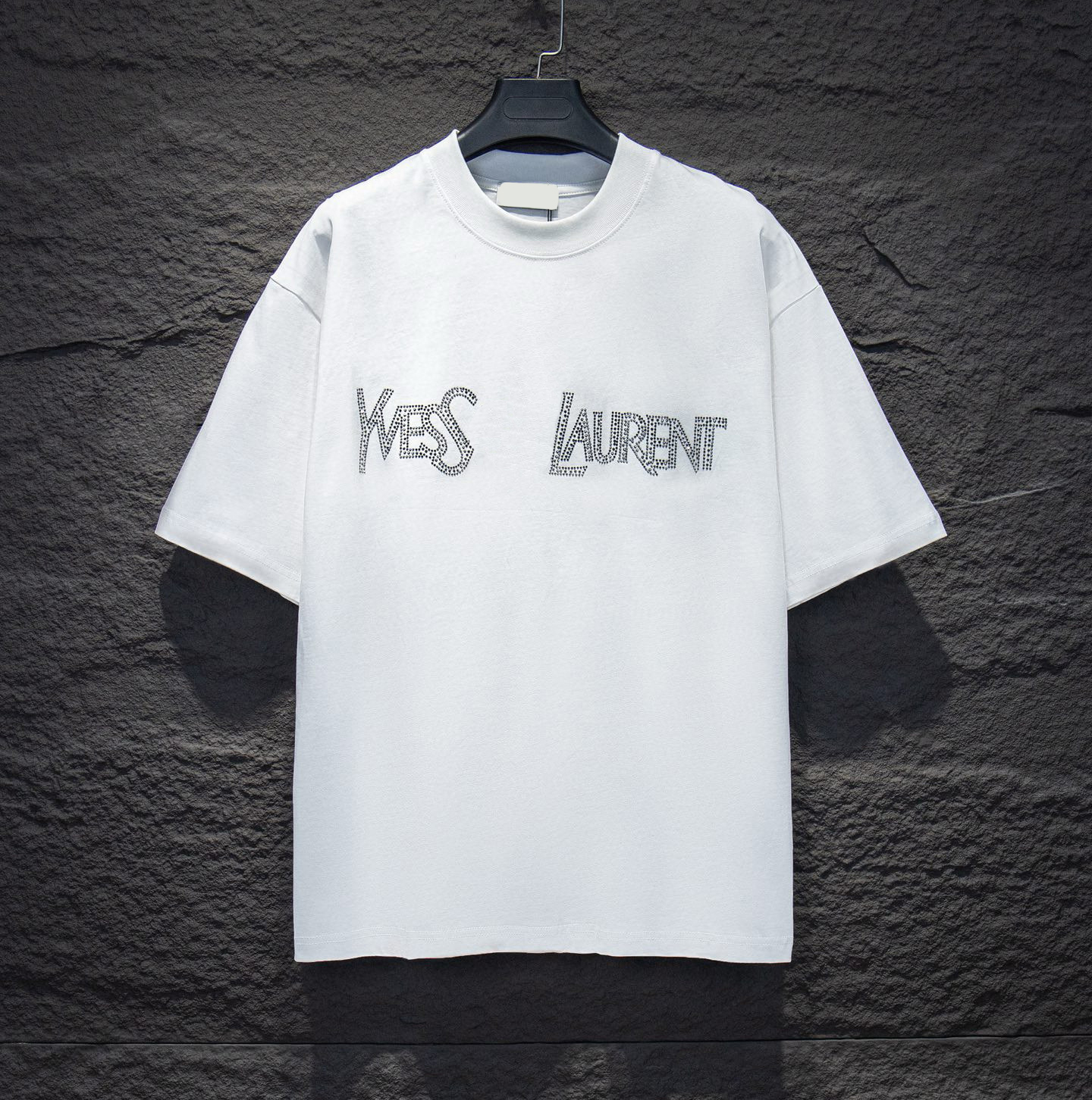 Men's Plus Tees & Polos Round neck embroidered and printed polar style summer wear with street pure cotton 400o