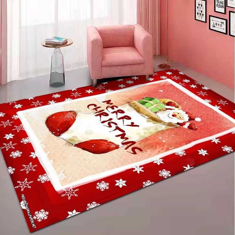 Christmas Decorations Carpet for Living Room Home Decor Sofa Table Large Area Rug Bedroom Entrance Doormat Bathroom Non-slip MatM251117