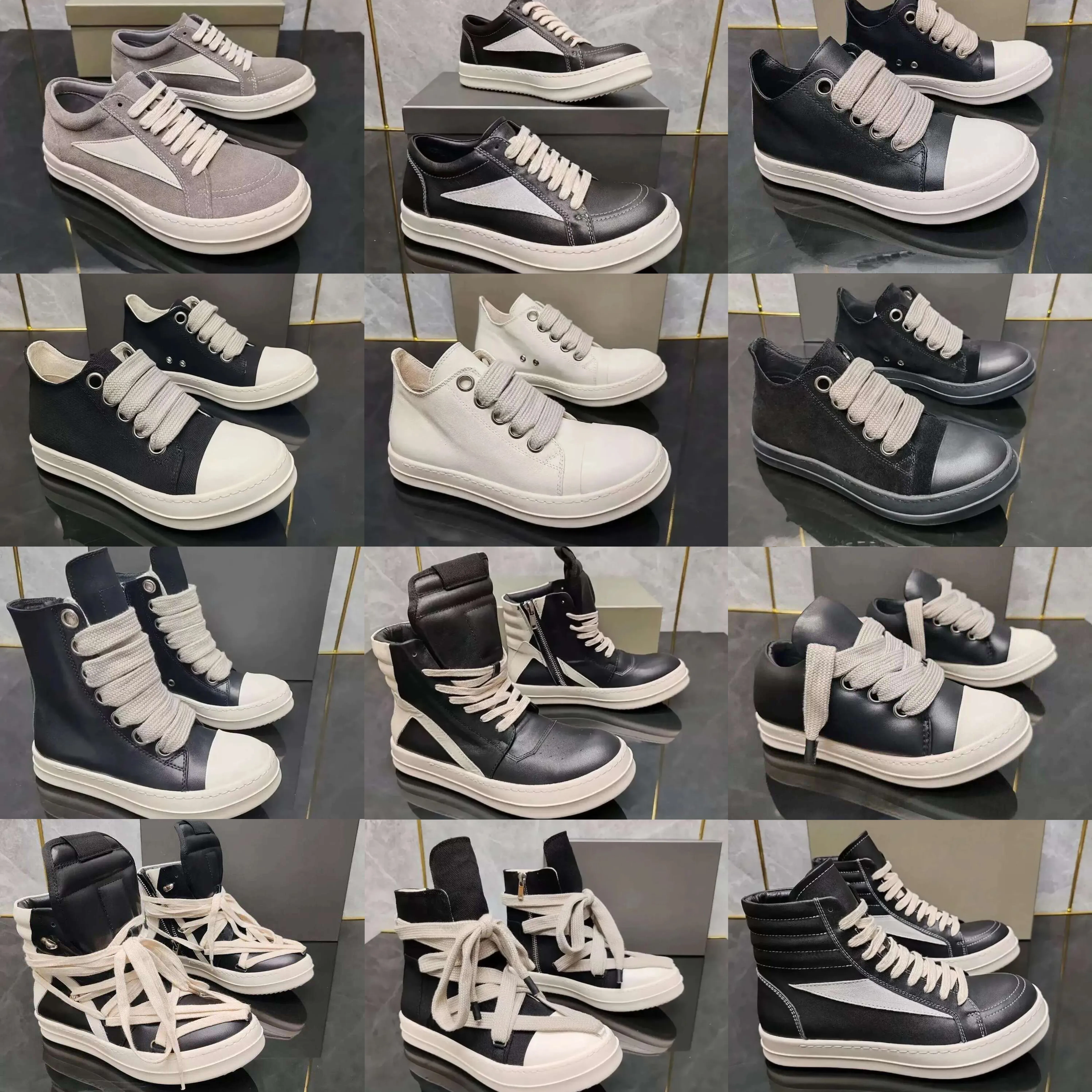Top women mans booties Designer Boots canvas casual boots fashion mens womens sneaker High Top jumbo lace up thick shoe