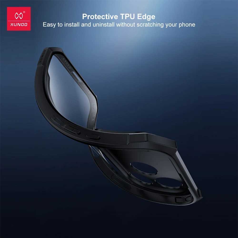 Xundd For iPhone 17 Pro Max Case For iPhone Air 17 Pro Case Shock-Absorbing AcrylicTPU Clear Back Cover with Magnetic Ring J251202