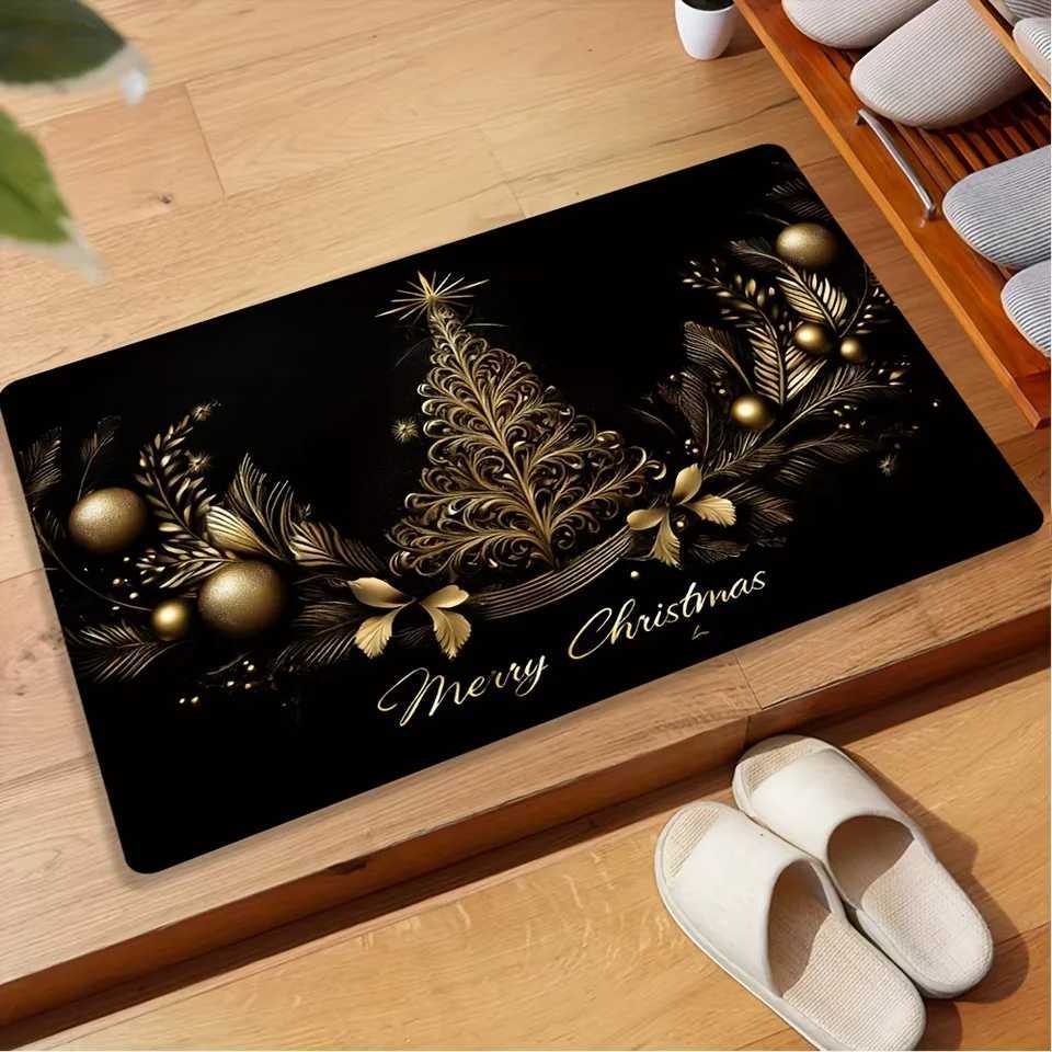 VIKAMA Christmas carpet soft doormat Christmas tree romantic floor mat living room carpet Rug For Bedroom Welcome Mat OutdoorM251117