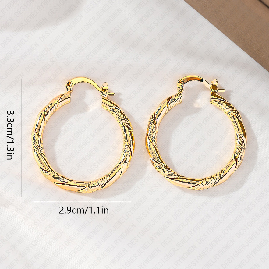 Designer Earrings Designer Earrings Women Gold Earring Fashion Hoop Earrings Luxury Jewlery Designer for Women Elegant Statement Gift Premium Exclusiv