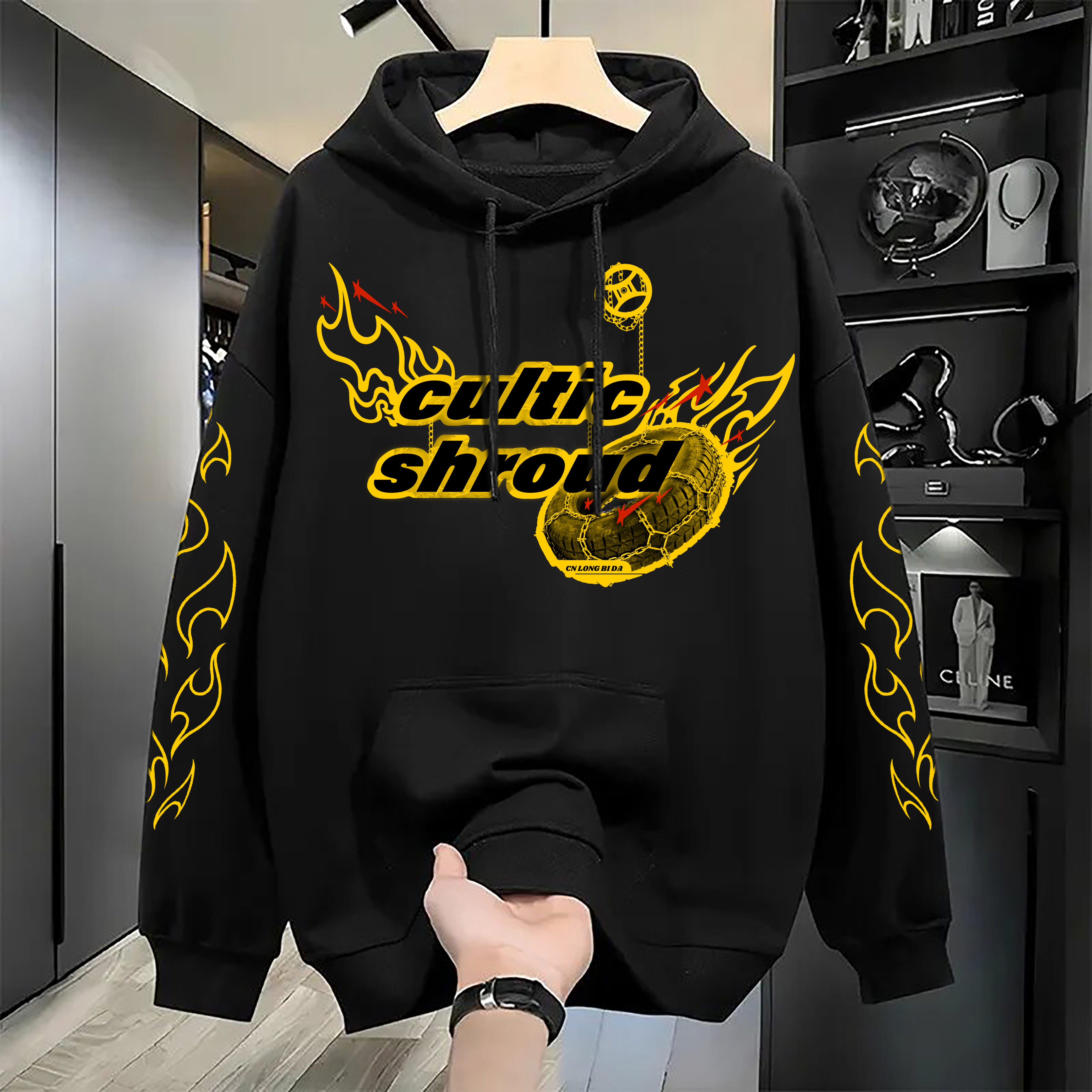 Mens Designer Hoodie Spring Autumn Plain Hooded New Style Graphic Print Teenager Student Trendy Pullover Loose Casual Outerwear