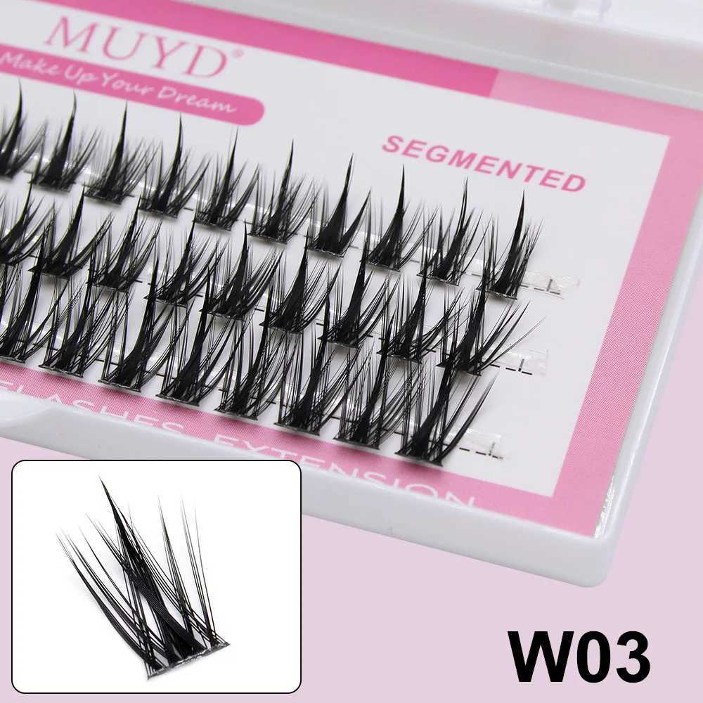 Russian Personal Eyelashes 3D Sexy Fluffy Single Cluster False Eyelashes Are Natural Soft And Easy To Operate Makeup ToolsT251117