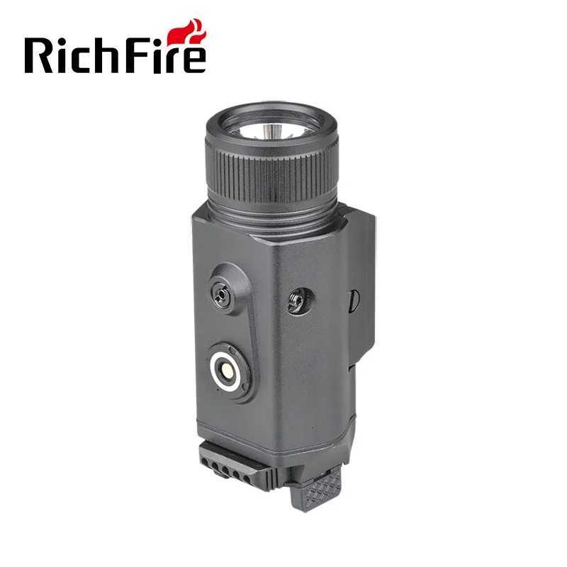 RichFire Magnetic Tactical Flashlight 2400LM White Light Laser 2 in 1 Hunting Accessories 20mm Standard Mount M251117