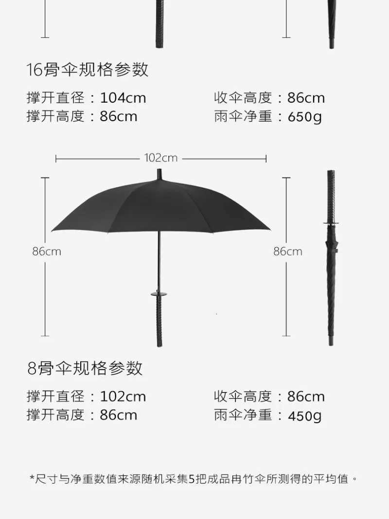 Creative mens long handle warrior umbrella windproof sunshade rainproof advertising cartoon umbrella C251117