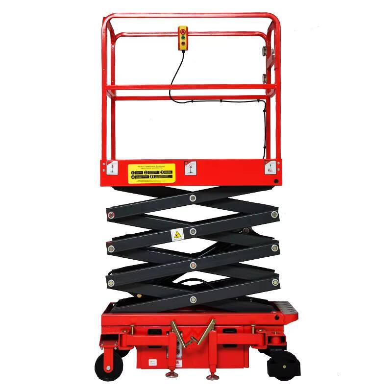 Compact DC Power Electric Personal Push Mini Scissor Lift Platform