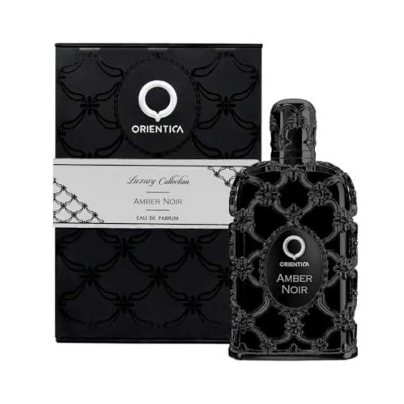 Orientica Amber Noir Eau De Parfum with Notes of Fig Elemi Sandalwood Bold Sophisticated Amber Woody Fragrance for Men WomenW251117