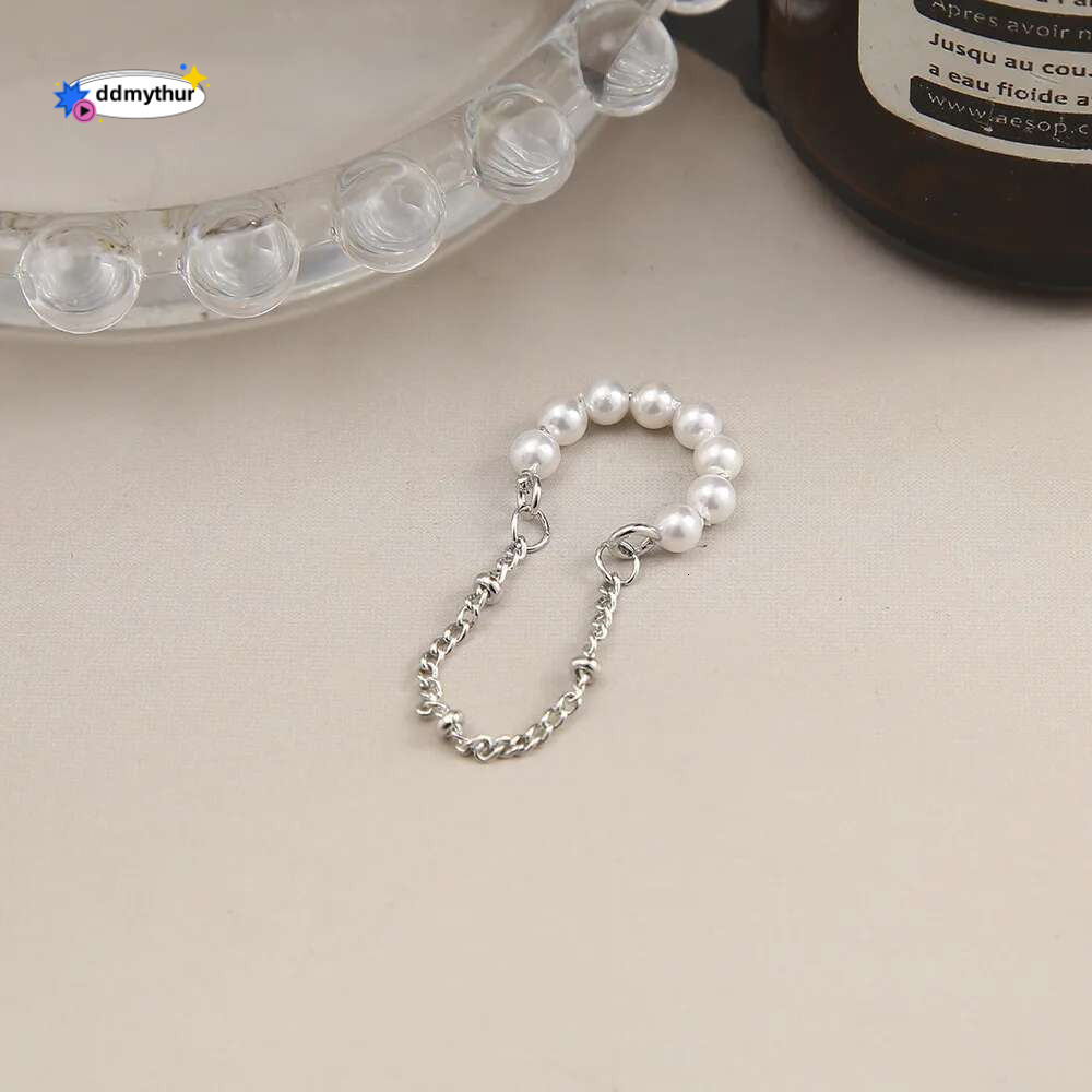 1PC Fashion Sier Pearl Clips Ear Cuff For Women Men Non-Piercing Fake Cartilage Wrap Earrings Wholesale Jewelry Girl Gift ddmythur