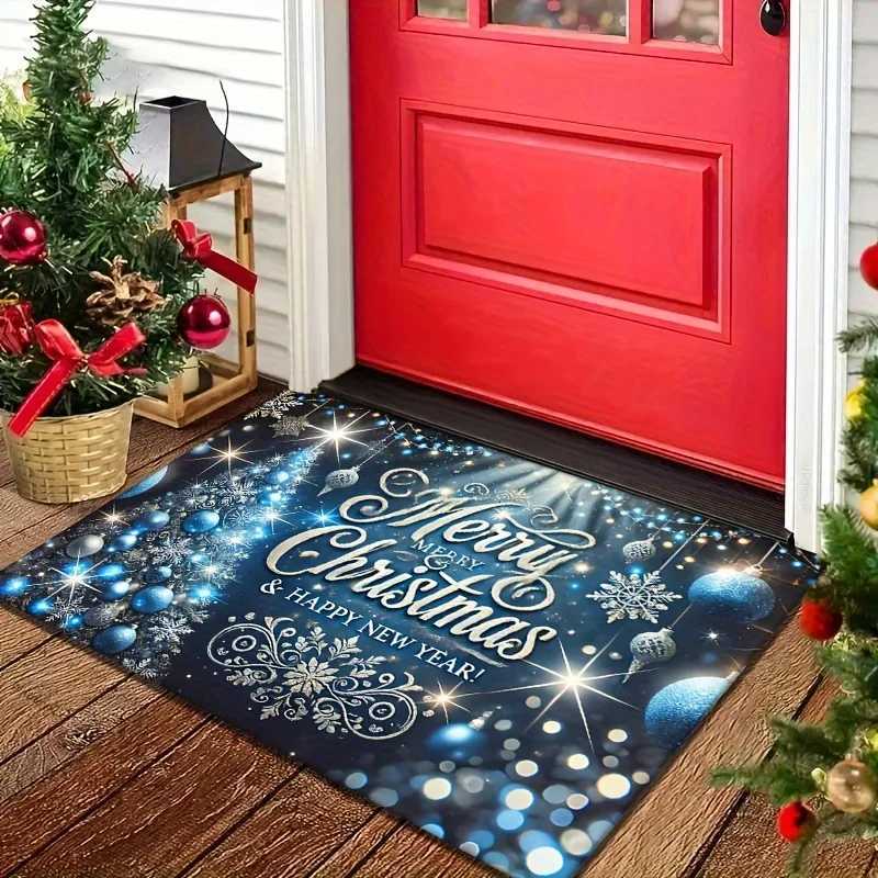 VIKAMA Christmas carpet soft doormat Christmas tree romantic floor mat living room carpet Rug For Bedroom Welcome Mat OutdoorM251117