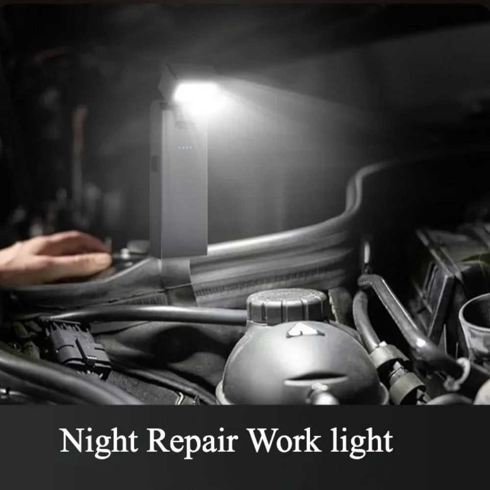 Magnetic Torch Light Work Light Rechargeable MINI COB Flashlight High Power Night Work Emergency Lamp Night Light Small Car Lamp M251117