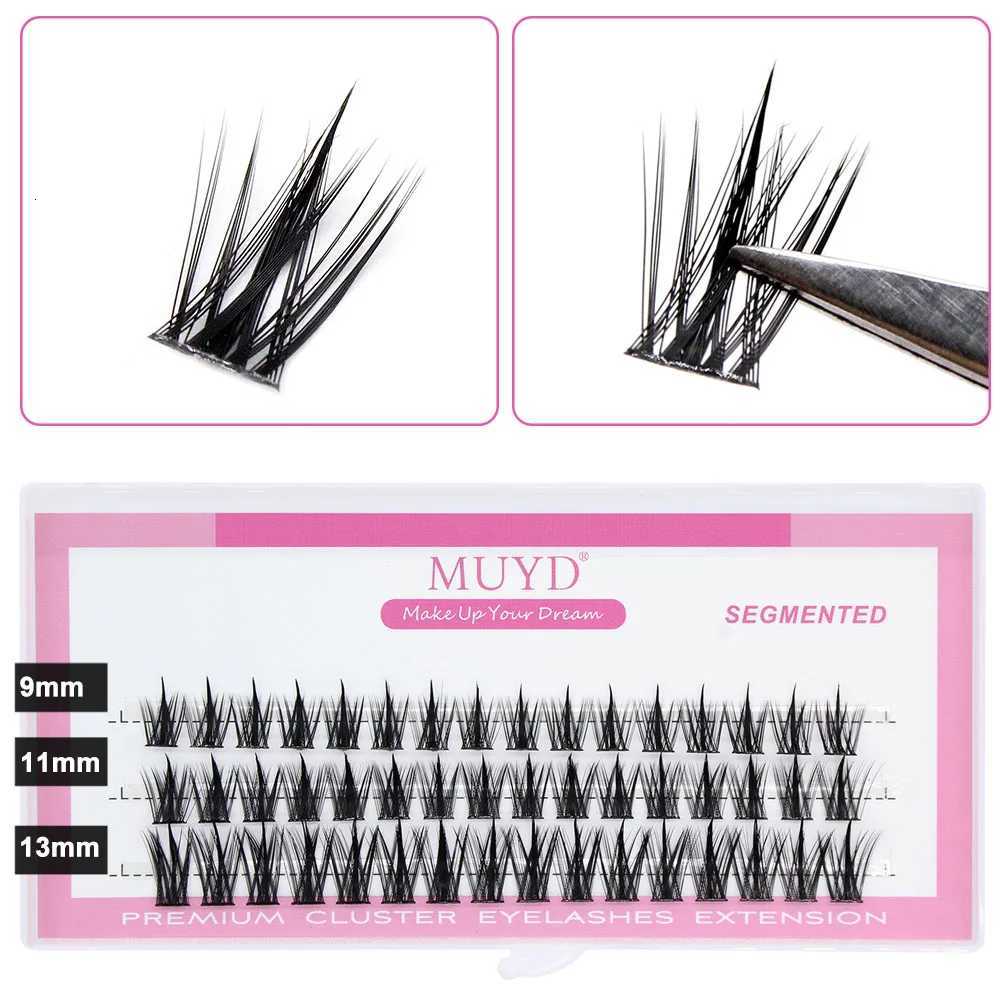 Russian Personal Eyelashes 3D Sexy Fluffy Single Cluster False Eyelashes Are Natural Soft And Easy To Operate Makeup ToolsT251117
