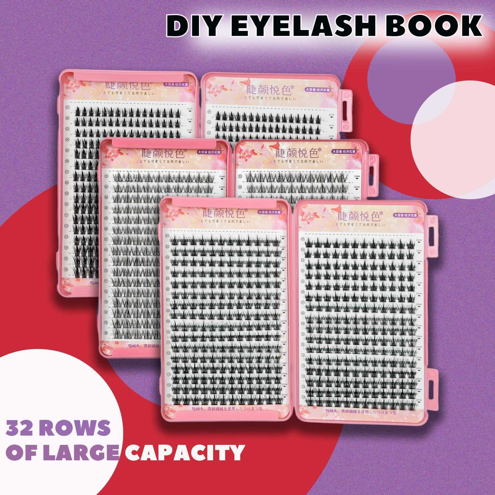 False Eyelashes High-capacity Natural Wispy Cluster Lashes 32 Rows DIY Lash Extension Supplies High Quality Professional MakeupT251117