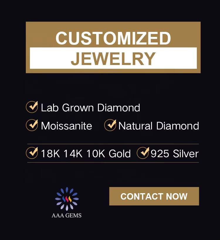 Women Custom Luxury Baguette Lab Diamond Bracelet Solid 14K Rose Gold VVS Moissanite Diamond Tennis Chain Bracelet