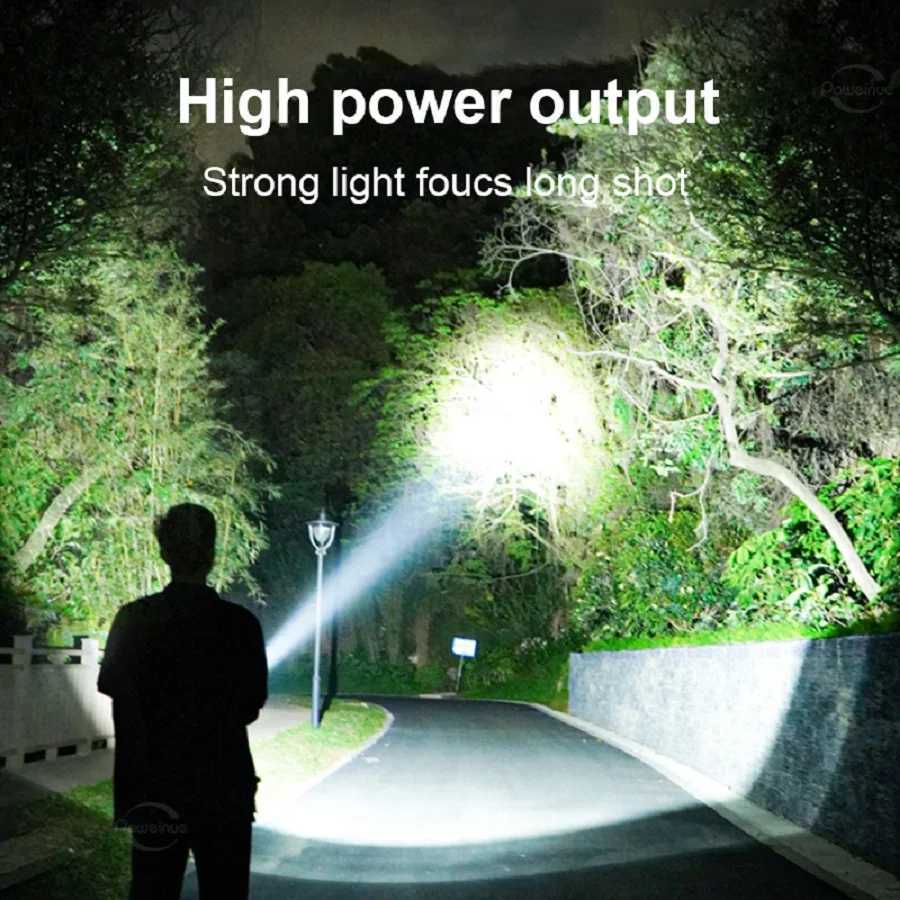 Newest XHP360 Professional Diving Flashlight IPX8 Underwater Lamp High Power LED Flashlights Powerful Scuba Diving Torch Lantern M251117